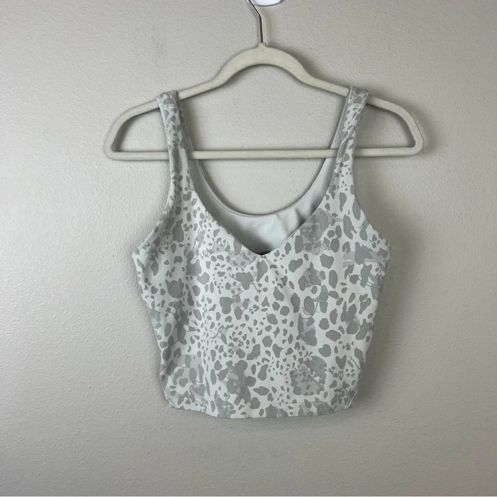 Lululemon Align Tank Top Cheetah Camo Antique White Multi